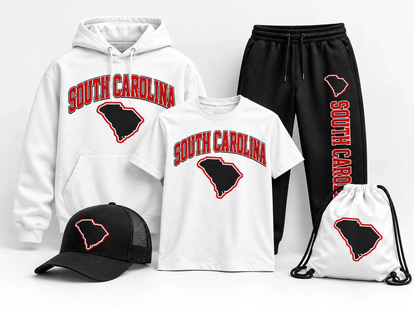 Public Lucky 13 South Carolina team collection mockup